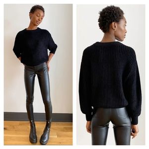 Aritzia Wilfred Essential Chenille Relaxed-Fit Crewneck Sweater